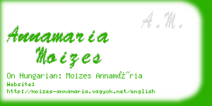 annamaria moizes business card